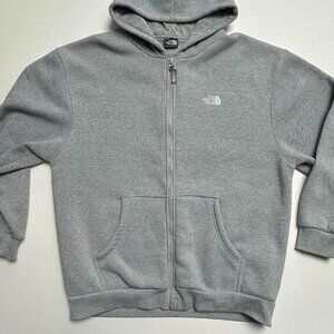 The North Face Gray Greyzip up hoodieUsed...
